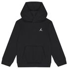 Boys Black Jordan Logo Hooded Top, 1, hi-res