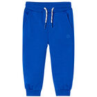 Younger Boys Blue Logo Joggers, 3, hi-res
