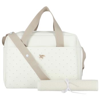 Ivory & Beige Stars Baby Changing Bag