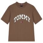 Boys Brown Logo T-Shirt, 2, hi-res