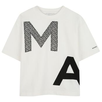 Boys White Logo T-Shirt