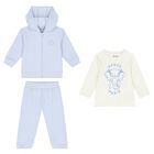 Blue Elephant Baby Tracksuit Set, 2, hi-res