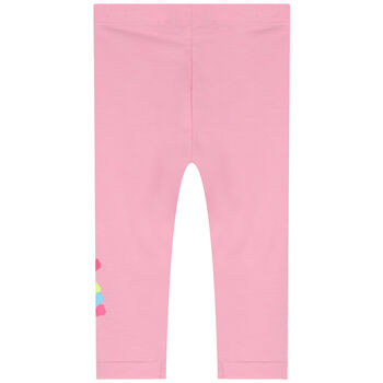 Younger Girls Pink Leggings