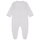 White & Grey Babygrows ( 2-Pack ), 1, hi-res