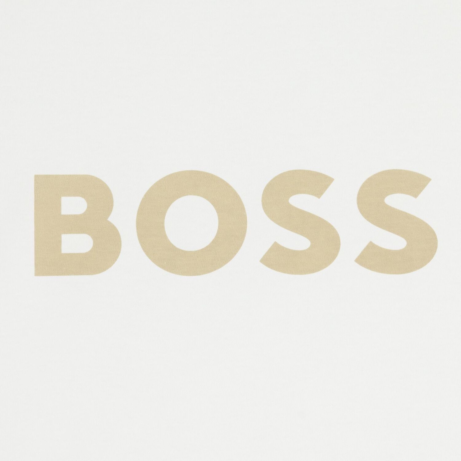 White & Beige Striped Logo Baby Blanket , 1, hi-res