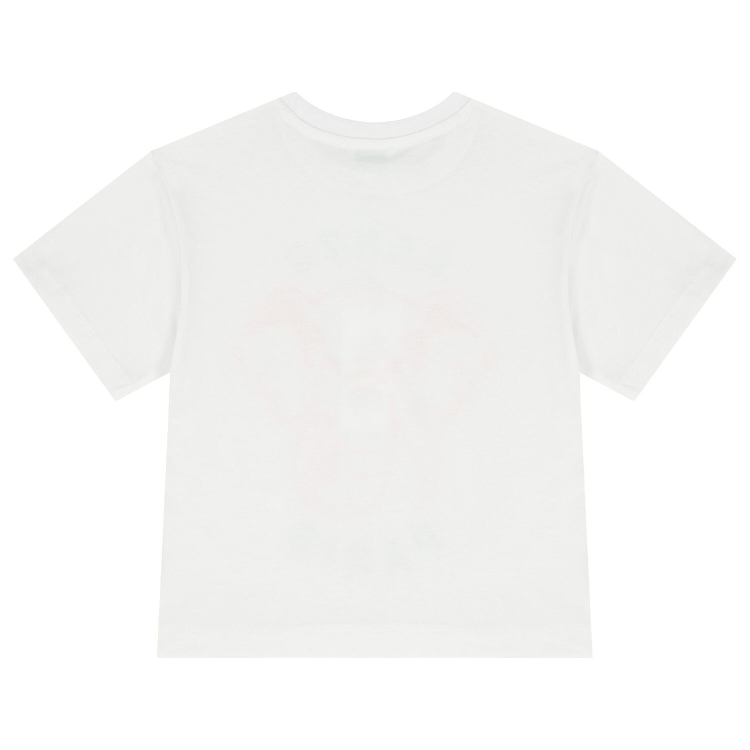 Girls White Elephant T-Shirt, 1, hi-res