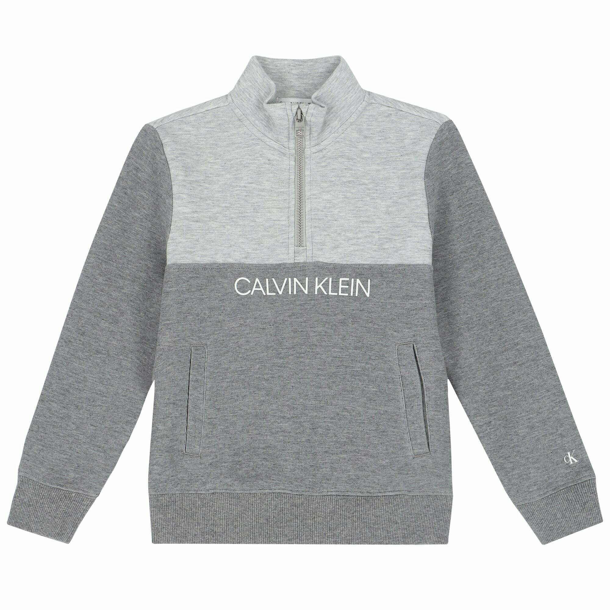 Grey calvin sales klein tracksuit
