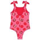 Girls Pink & Red Minnie Mouse Swimsuit, 1, hi-res