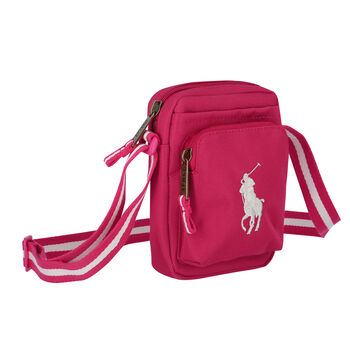 Girls Pink Logo Crossbody Bag