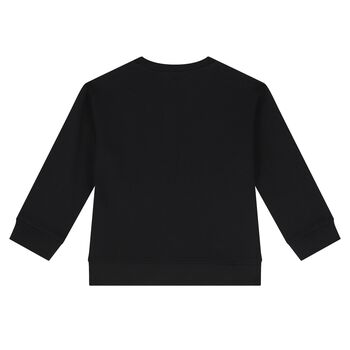 Boys Black Logo Sweatshirt