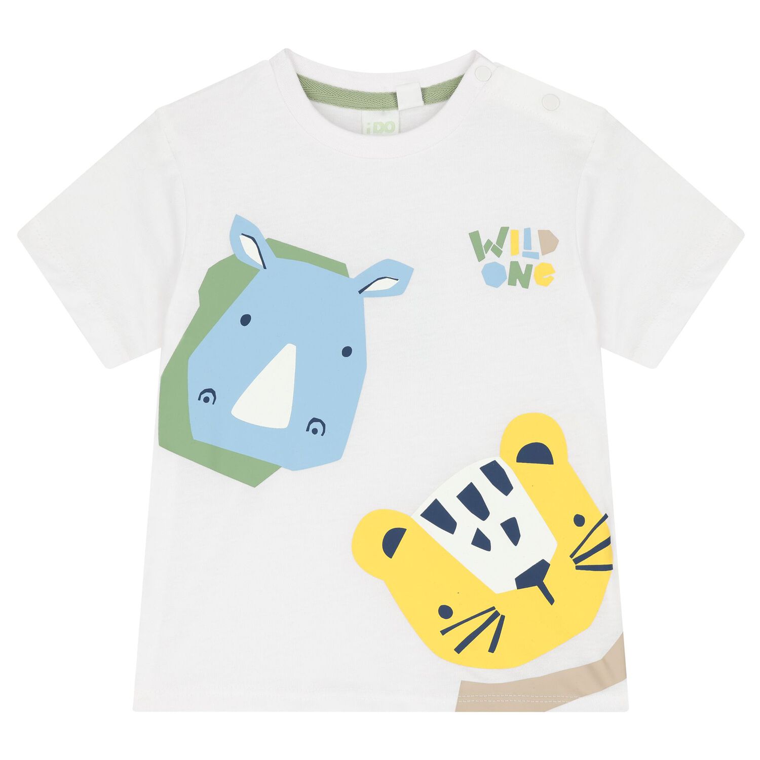 طقم شورت باللون  أبيض وأزرق للأولاد , 1, hi-res