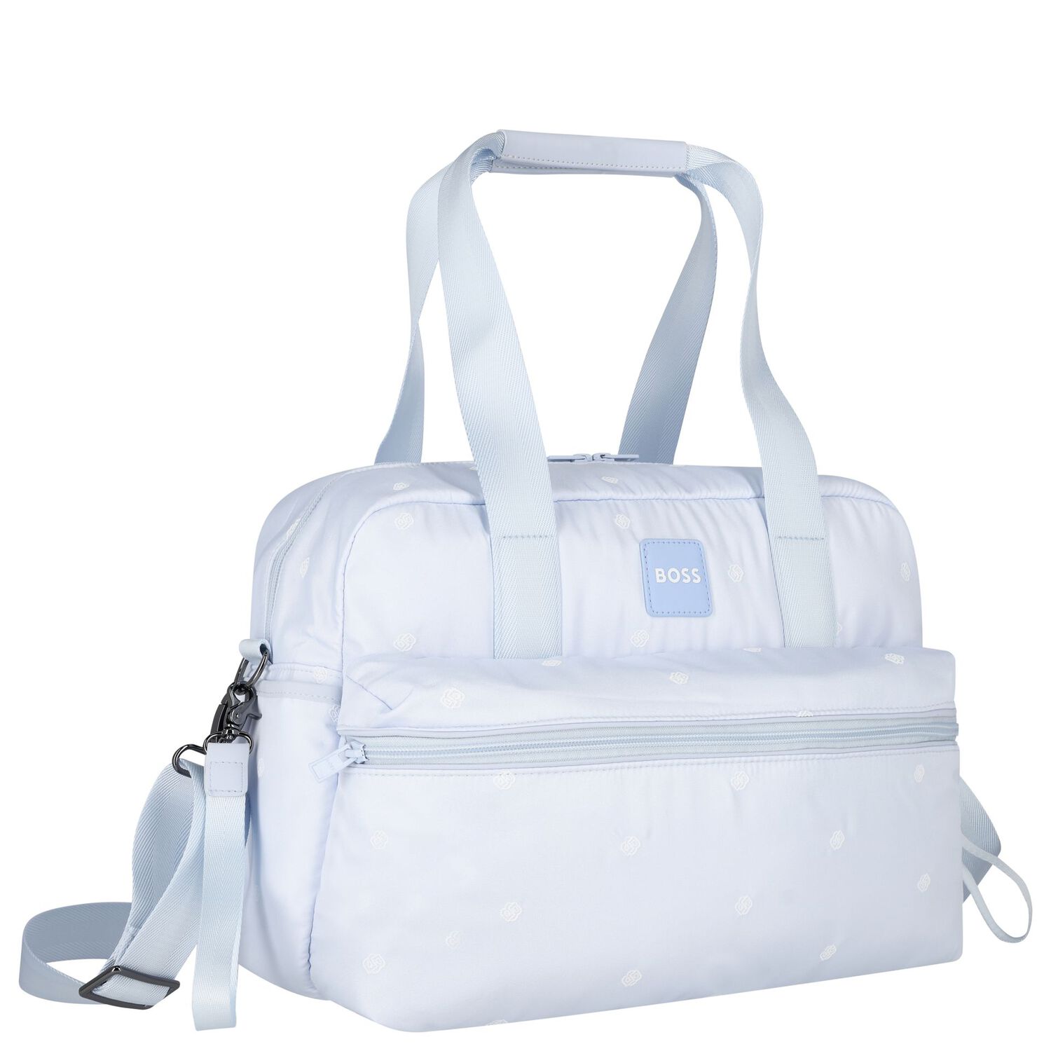 Baby Boys Blue Logo Changing Bag, 2, hi-res