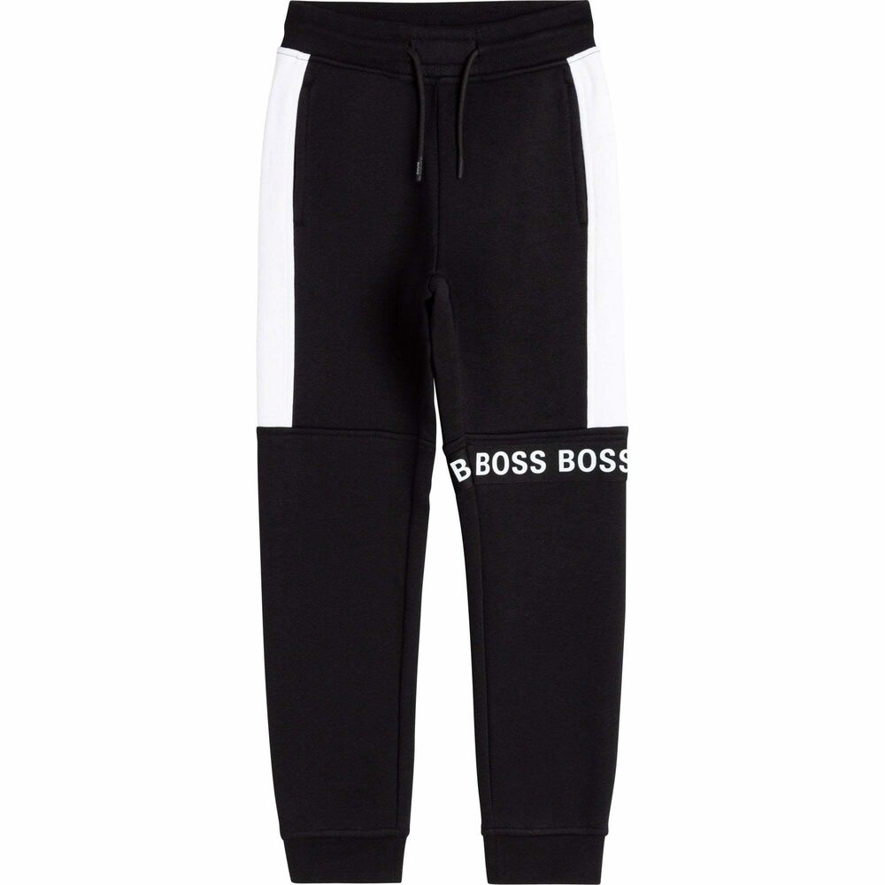BOSS KIDSWEAR Baby Boys Black Jogging Trousers