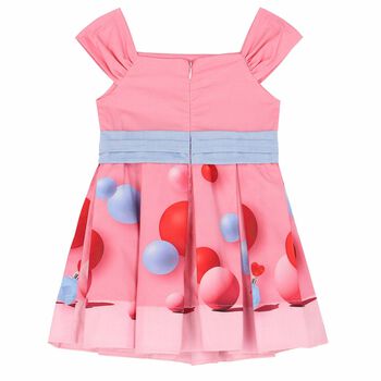Girls Pink & Blue Dress