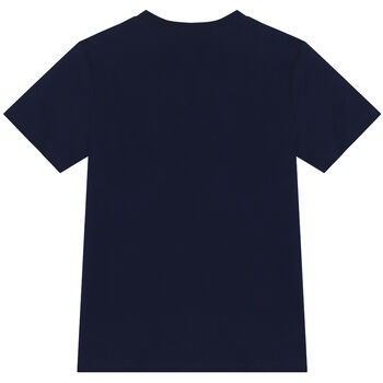 Boys Navy Bear T-Shirt