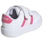 Girls White & Pink Breaknet 3.0 Trainers, 2, hi-res