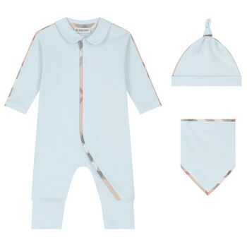 Blue Romper Baby Gift Set