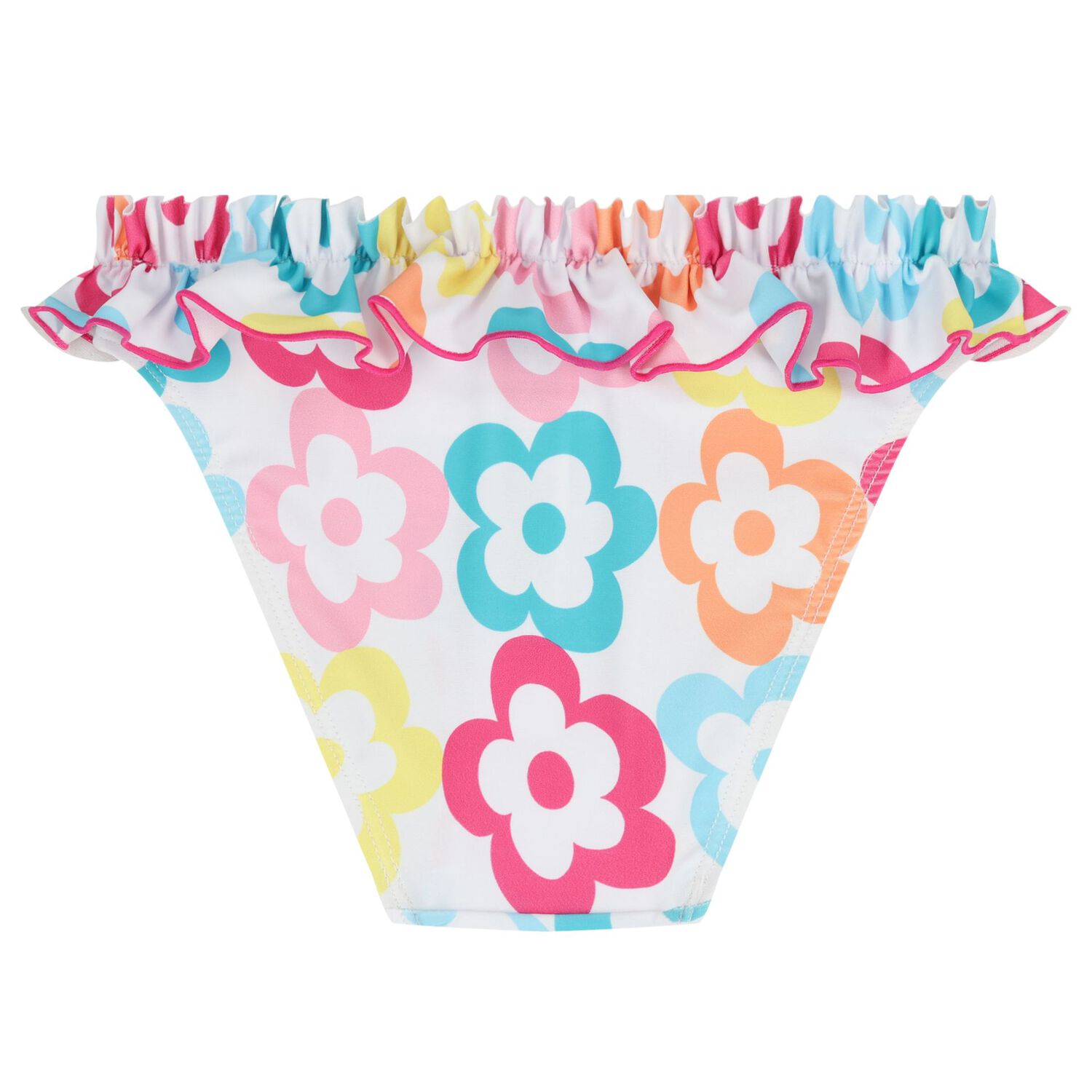Girls Multi-Coloured Floral Bikini, 1, hi-res