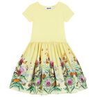 Girls Yellow Dress, 3, hi-res