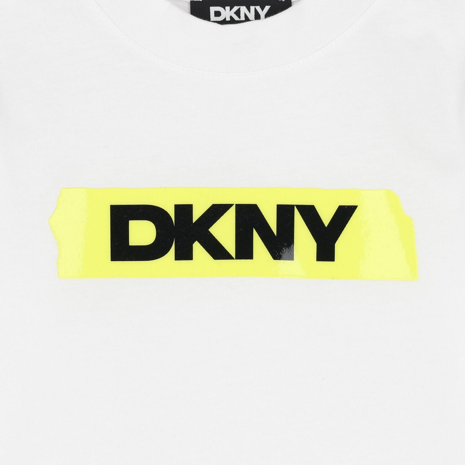 Boys Mini Me White Logo Long Sleeve Top, 1, hi-res