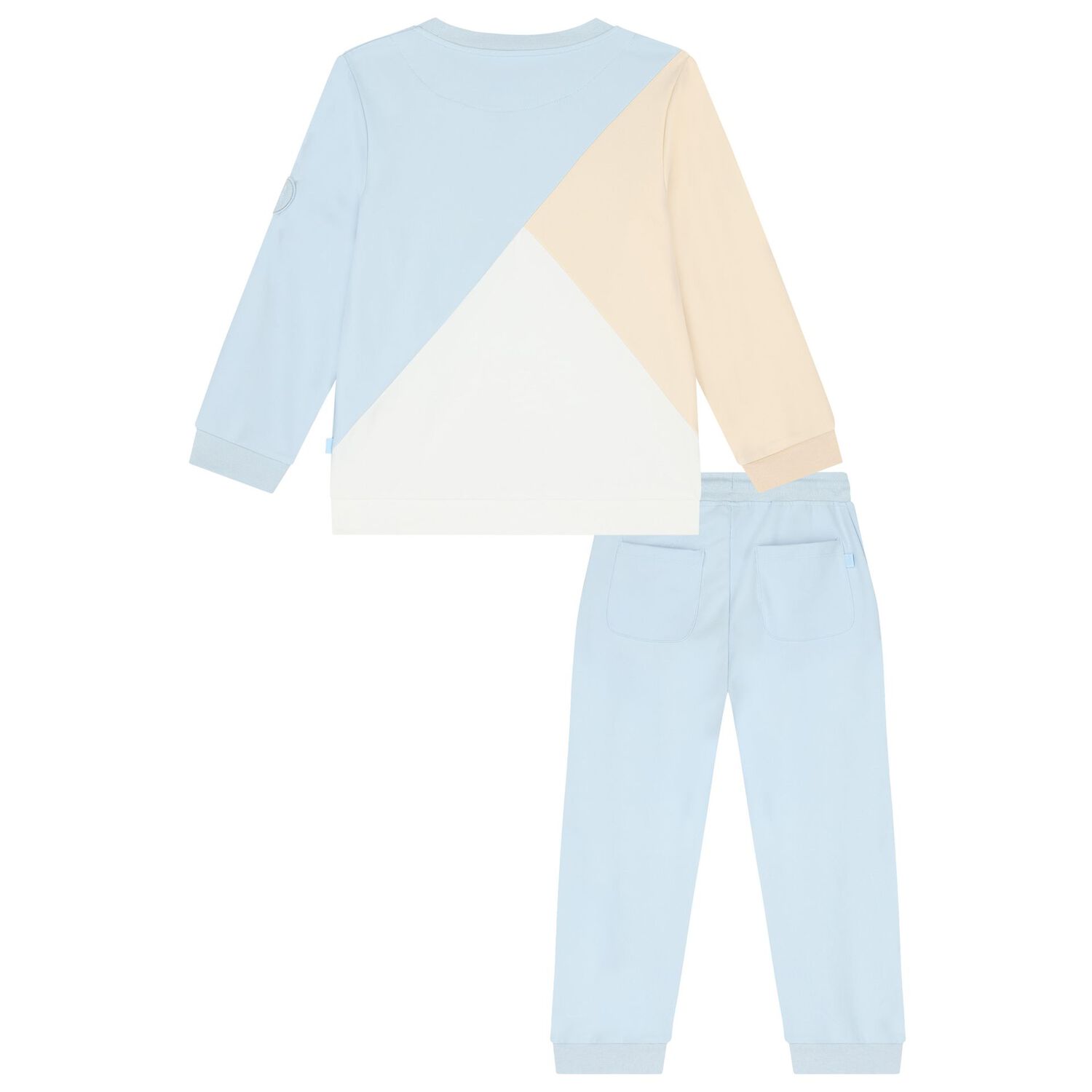 Boys Blue Logo Tracksuit, 1, hi-res