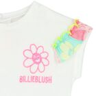 طقم بنات شورت باللون الأبيض والوردي, 1, hi-res