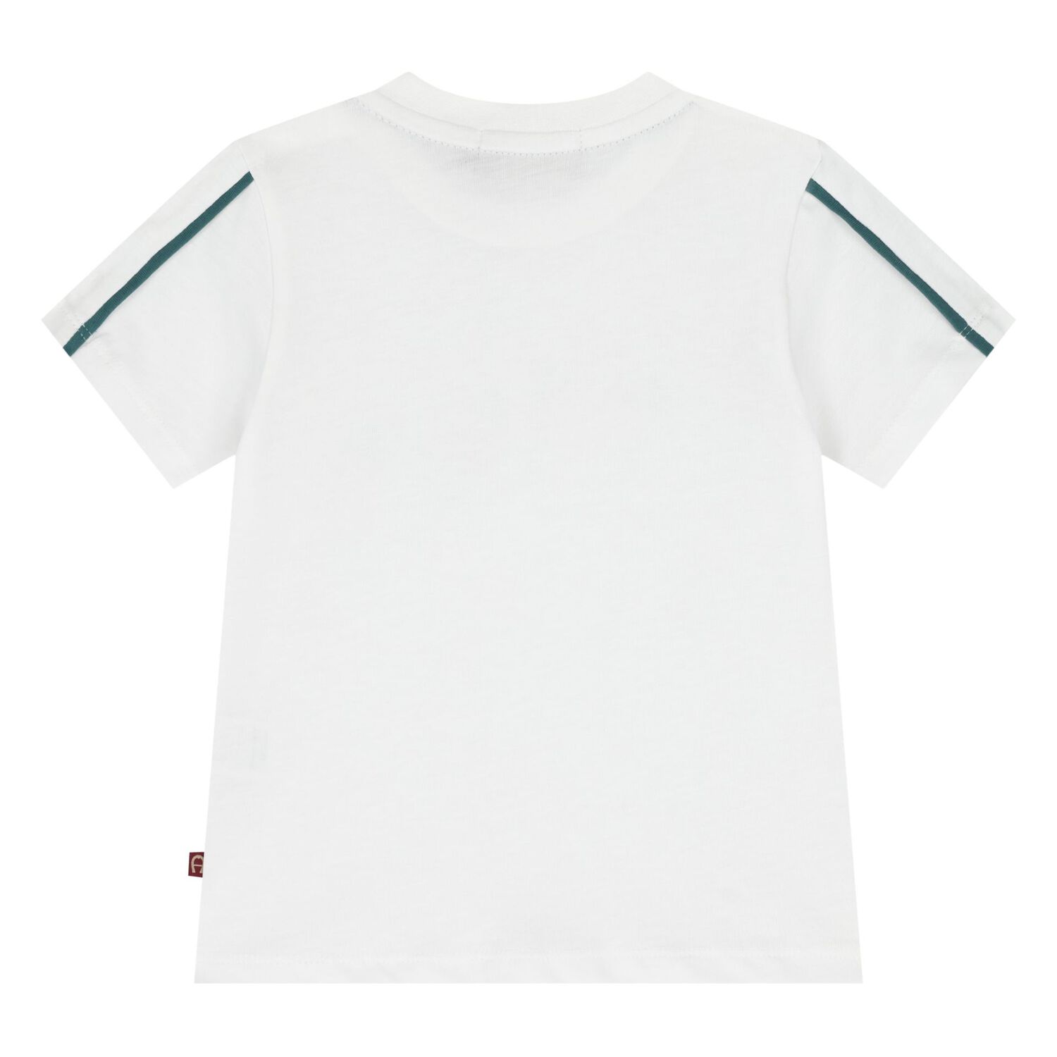 Younger Boys White Logo T-Shirt, 2, hi-res