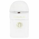 Baby Girls White & Gold Baby Nest, 1, hi-res