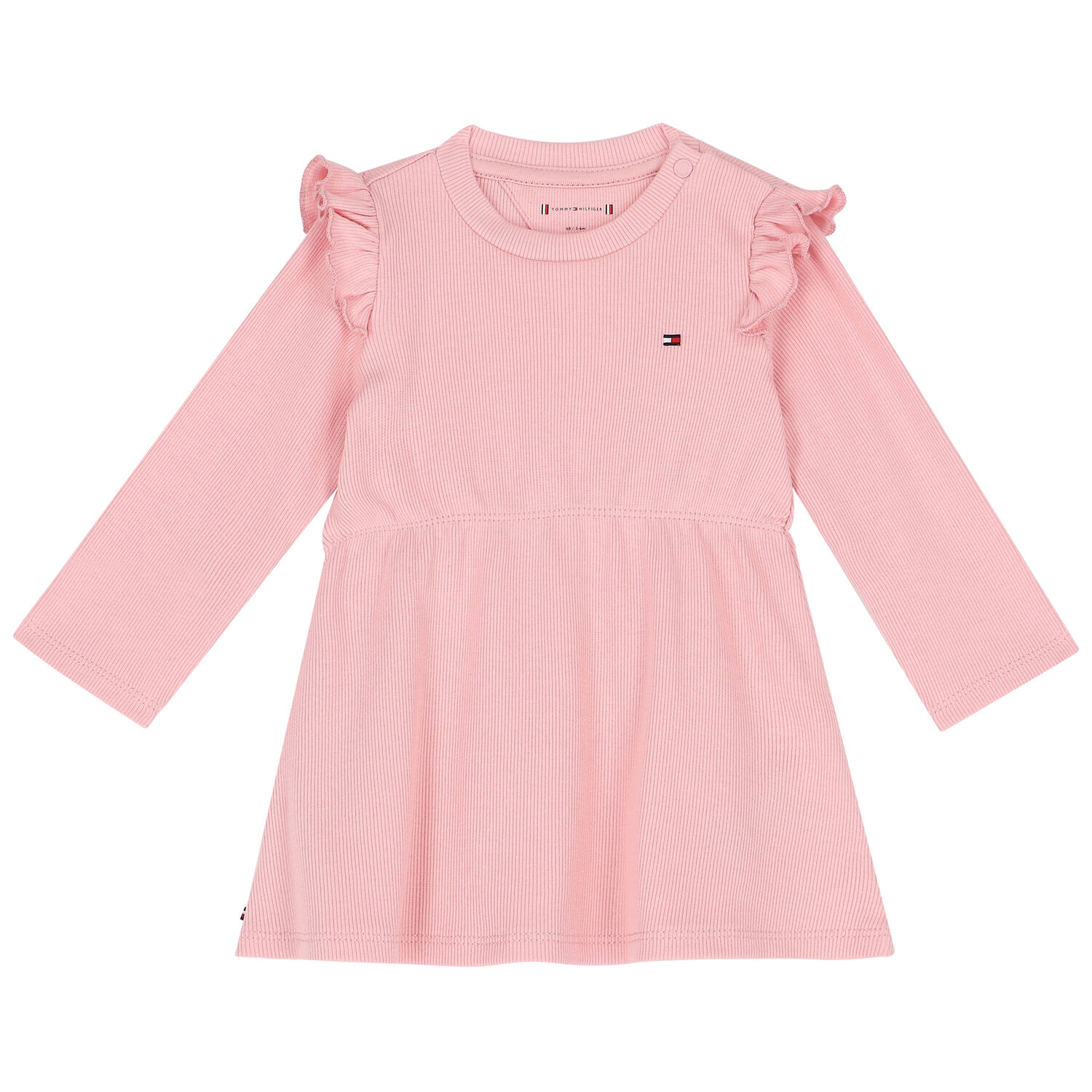 Tommy Hilfiger Baby Girls Pink Logo Dress Junior Couture