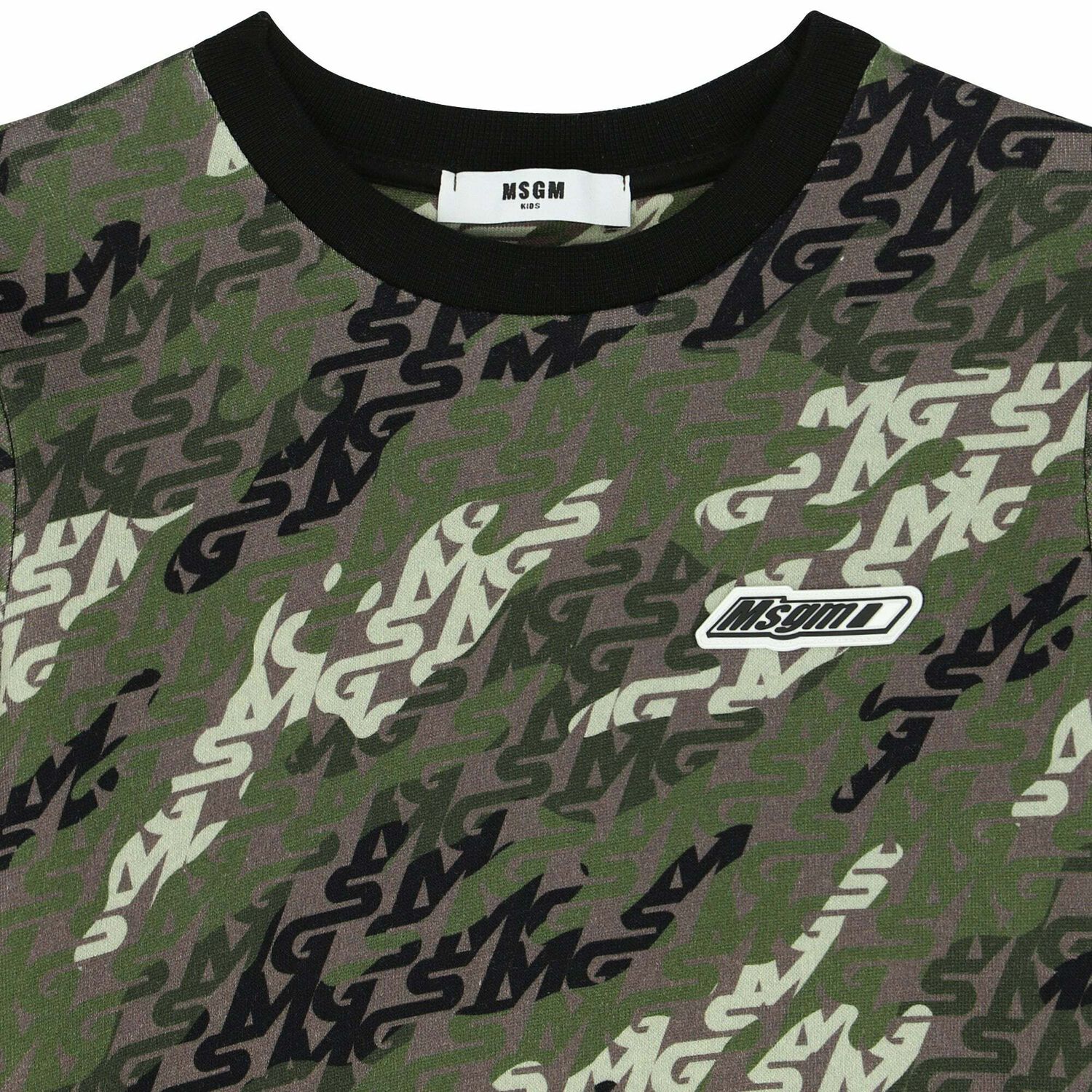 Boys Green Camouflage Sweatshirt, 1, hi-res image number null