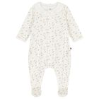 Baby Girls Ivory Floral Babygrow, 1, hi-res