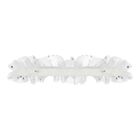 Baby Girls White Teddy Bear Bodysuit Dress Set, 1, hi-res