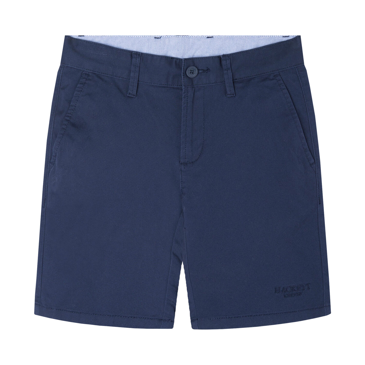 Boys Navy Twill Shorts, 1, hi-res
