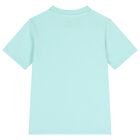 Girls Green Logo Messi T-Shirt, 1, hi-res