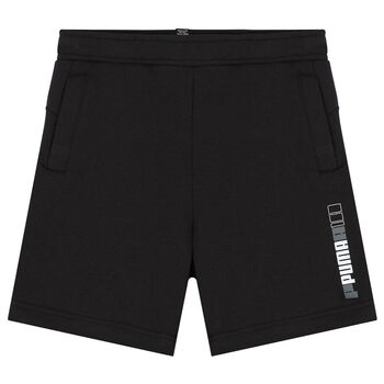 Boys Black Logo Shorts