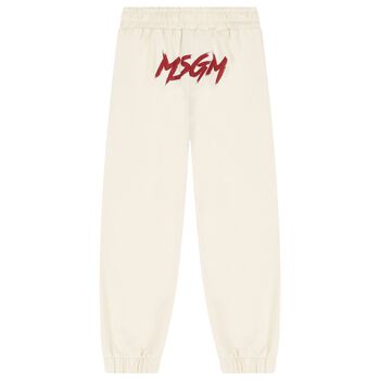 Ivory Logo Joggers
