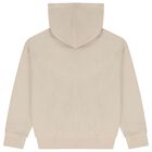 Boys Beige Embroidered Tracksuit, 1, hi-res