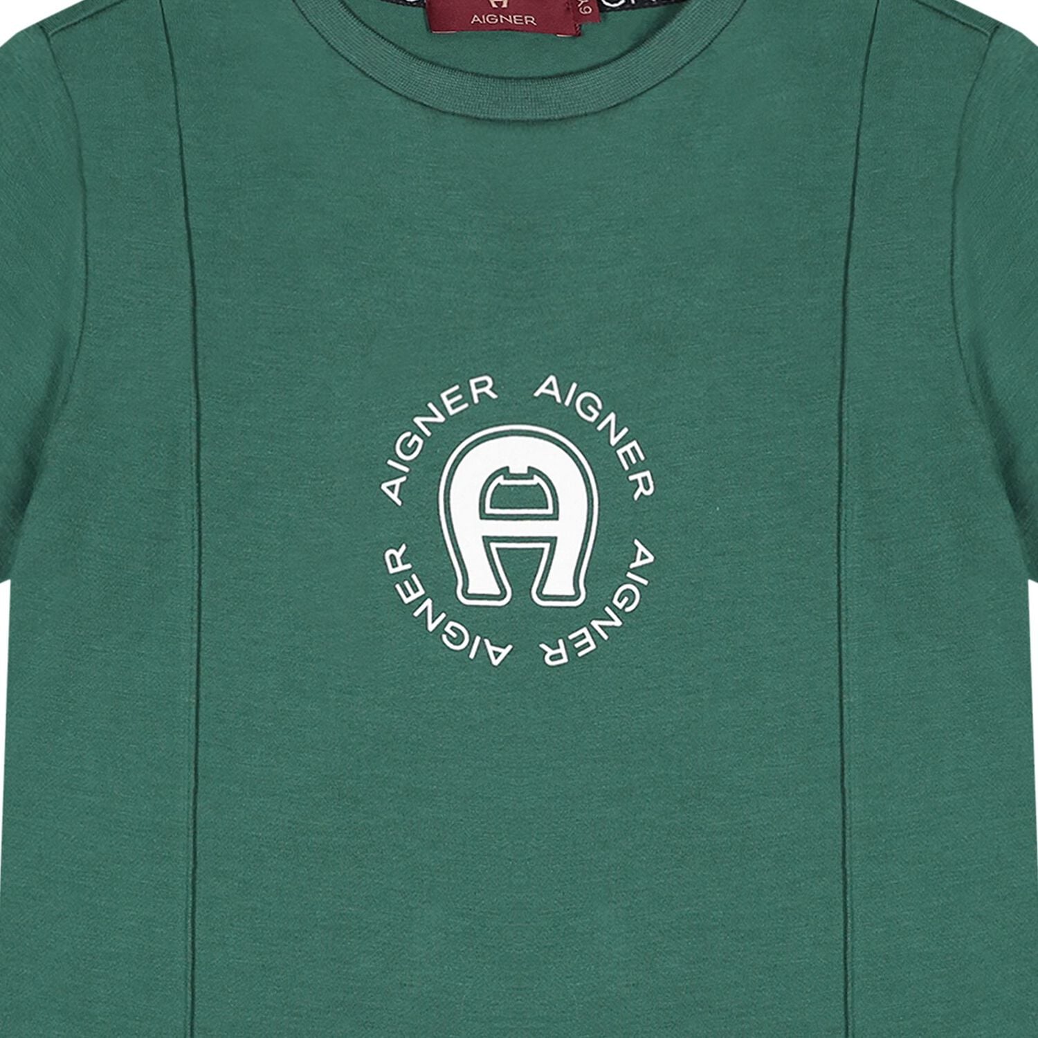Boys Green Logo T-Shirt, 1, hi-res