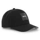 Boys Black Logo Cap, 1, hi-res