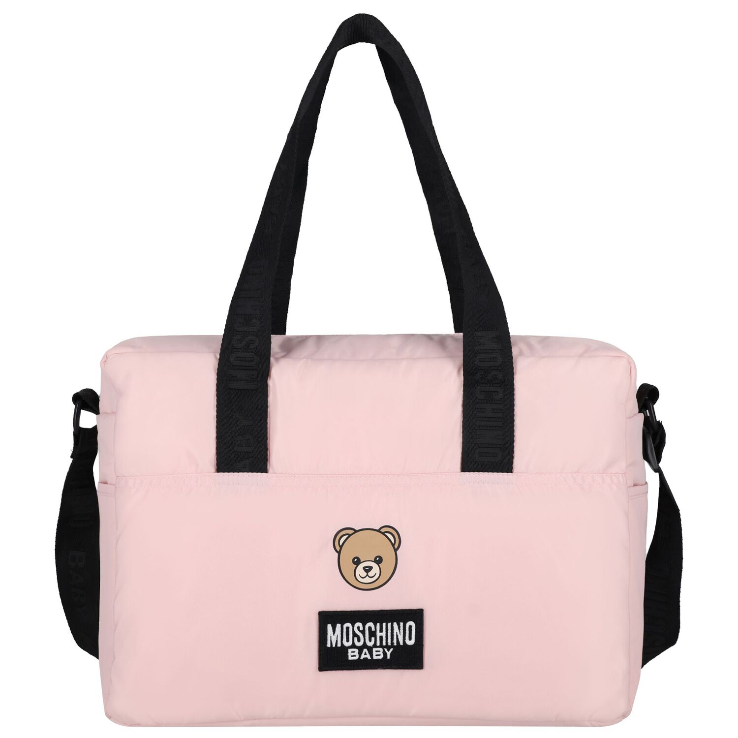 Pink Teddy Bear Baby Changing Bag, 2, hi-res