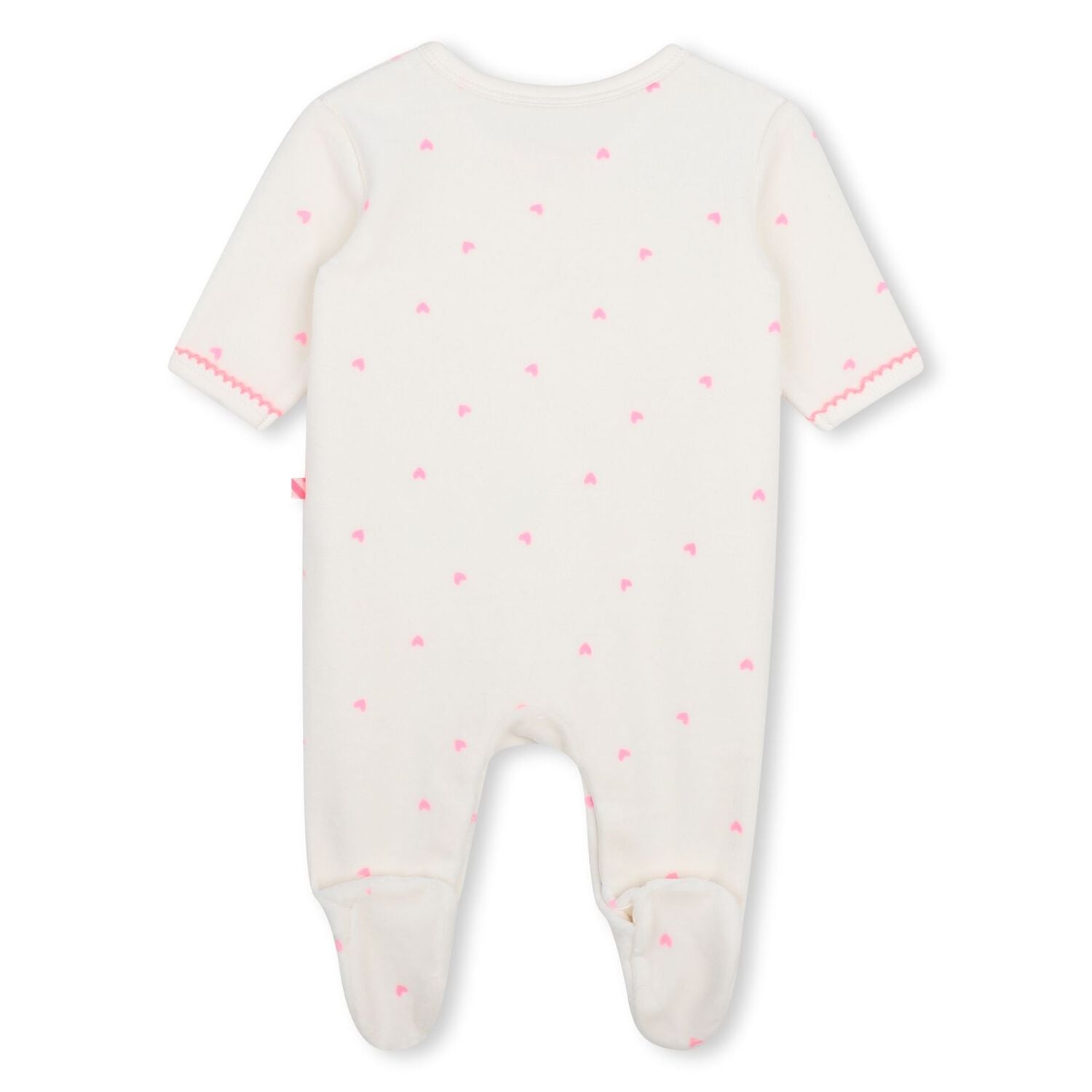 Baby Girls Ivory & Pink Heart Babygrow Gift Set, 1, hi-res
