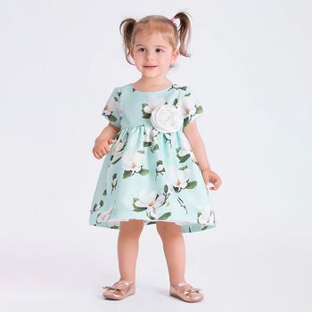 Baby Girls Mint Green Dress