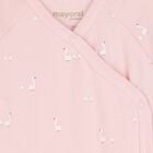 Baby Girls White & Pink Bodysuits ( 2-Pack ), 4, hi-res