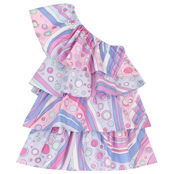 Girls Multi-Coloured Iride Layered Dress