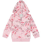Girls Pink Floral Tracksuit, 1, hi-res