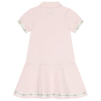 Girls Pink Logo Dress