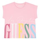Girls Pink Logo T-Shirt, 3, hi-res