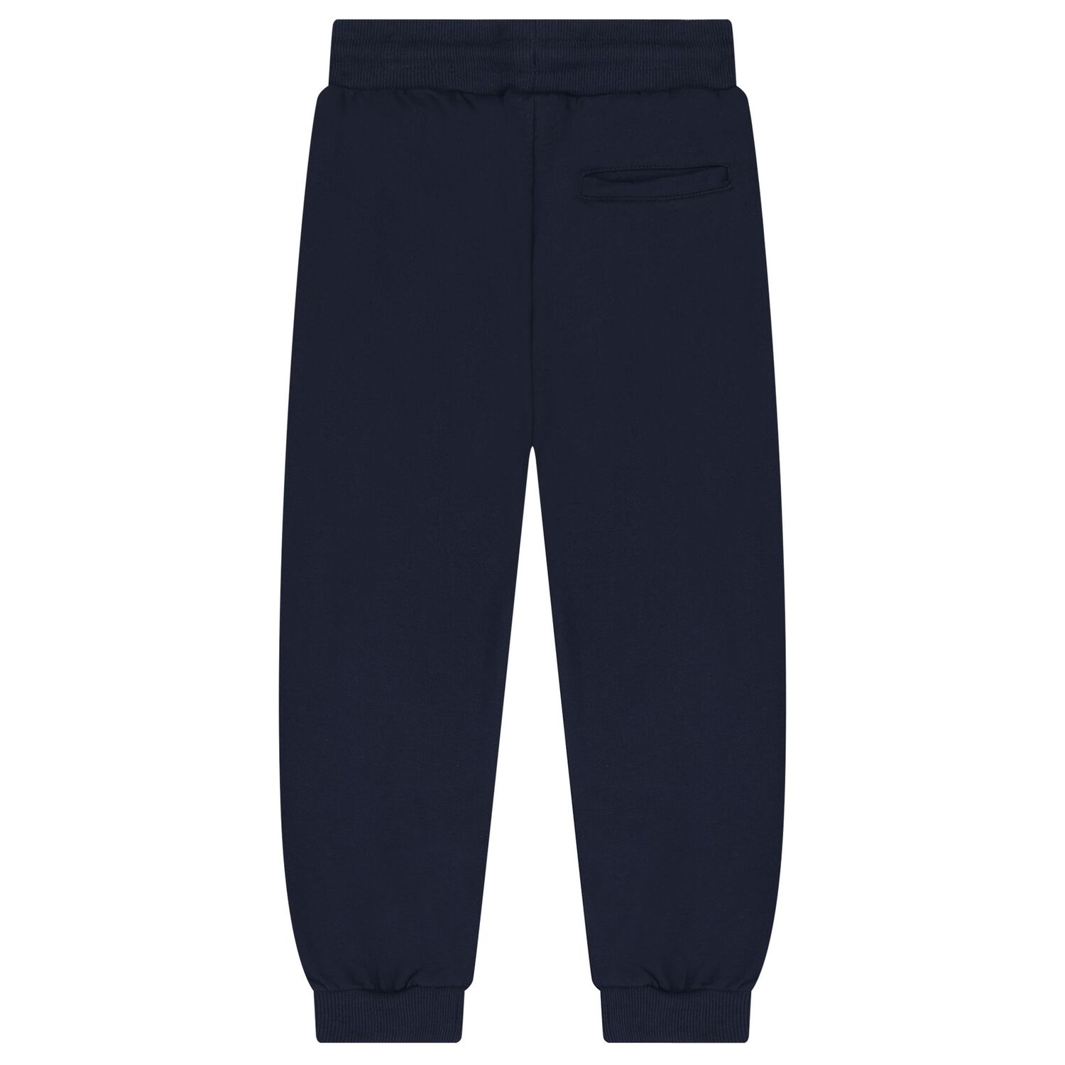 Boys Ivory, Beige & Navy Blue Tracksuit, 1, hi-res