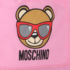 Baby Girls Pink Logo Hat, 3, hi-res