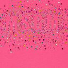 Girls Pink Embellished Logo T-Shirt, 1, hi-res